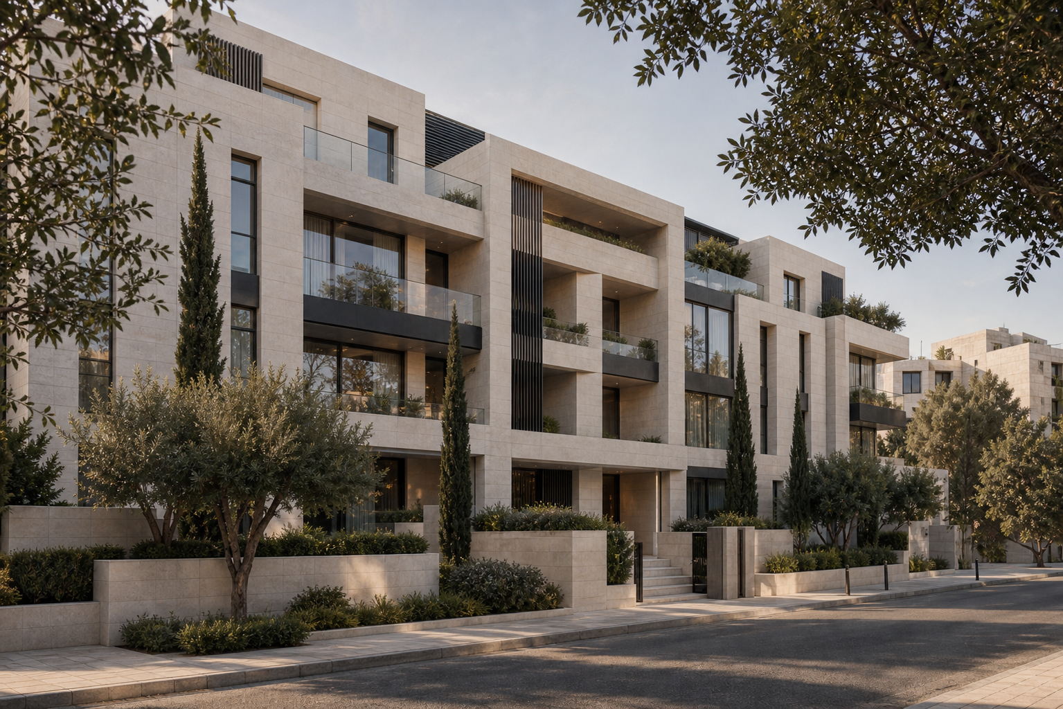 Conceptual premium residential exterior